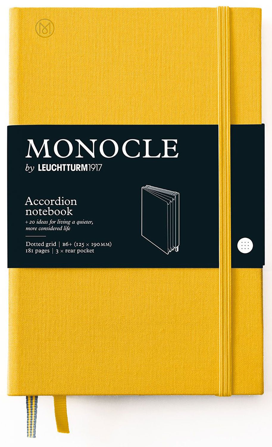 Monocle B6+ hardcover notebook accordion by Leuchtturm - Fontoplumo