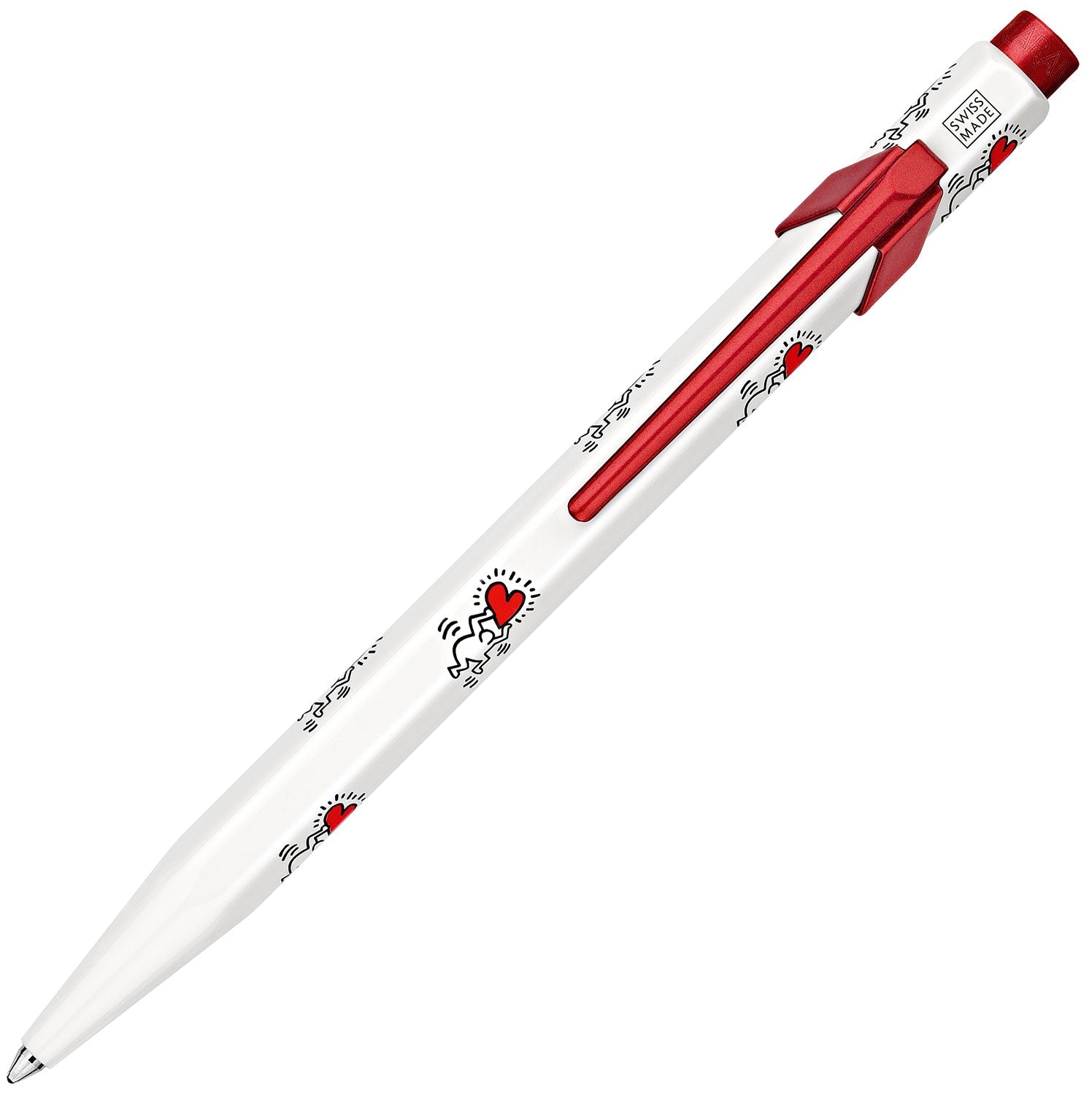 Caran d'Ache 849 Keith Haring white special edition - Fontoplumo