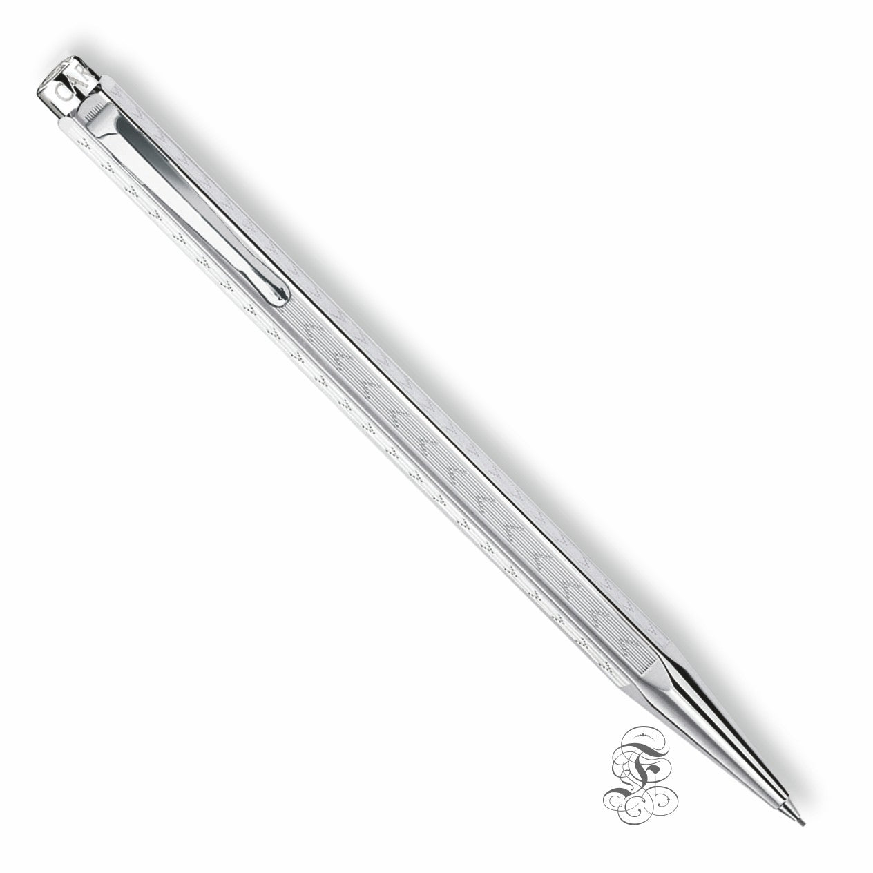 Caran d'Ache Ecridor Chevron silver mechanical pencil - Fontoplumo