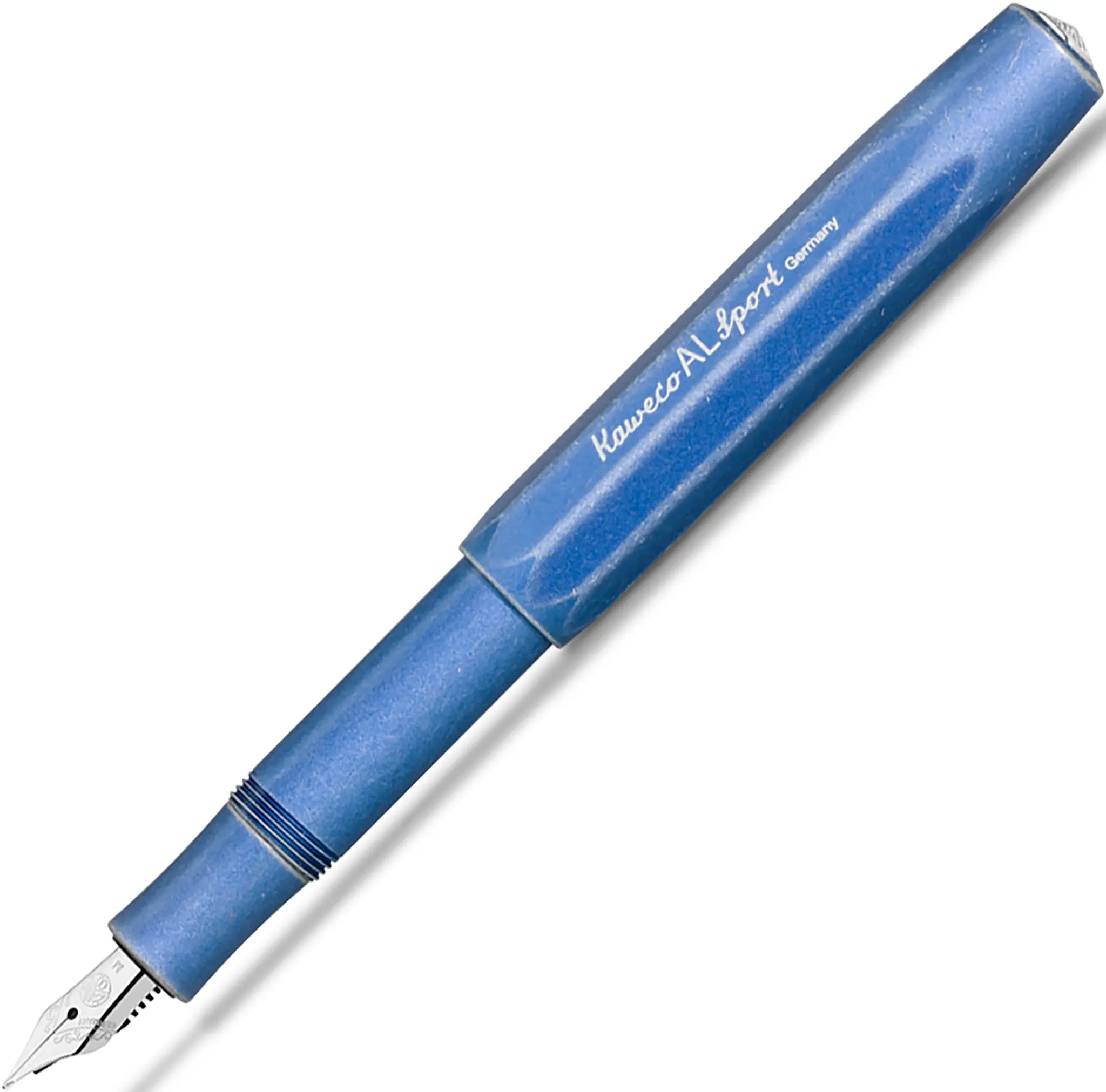 Kaweco AL Sport Stonewashed blue fountain pen - Fontoplumo