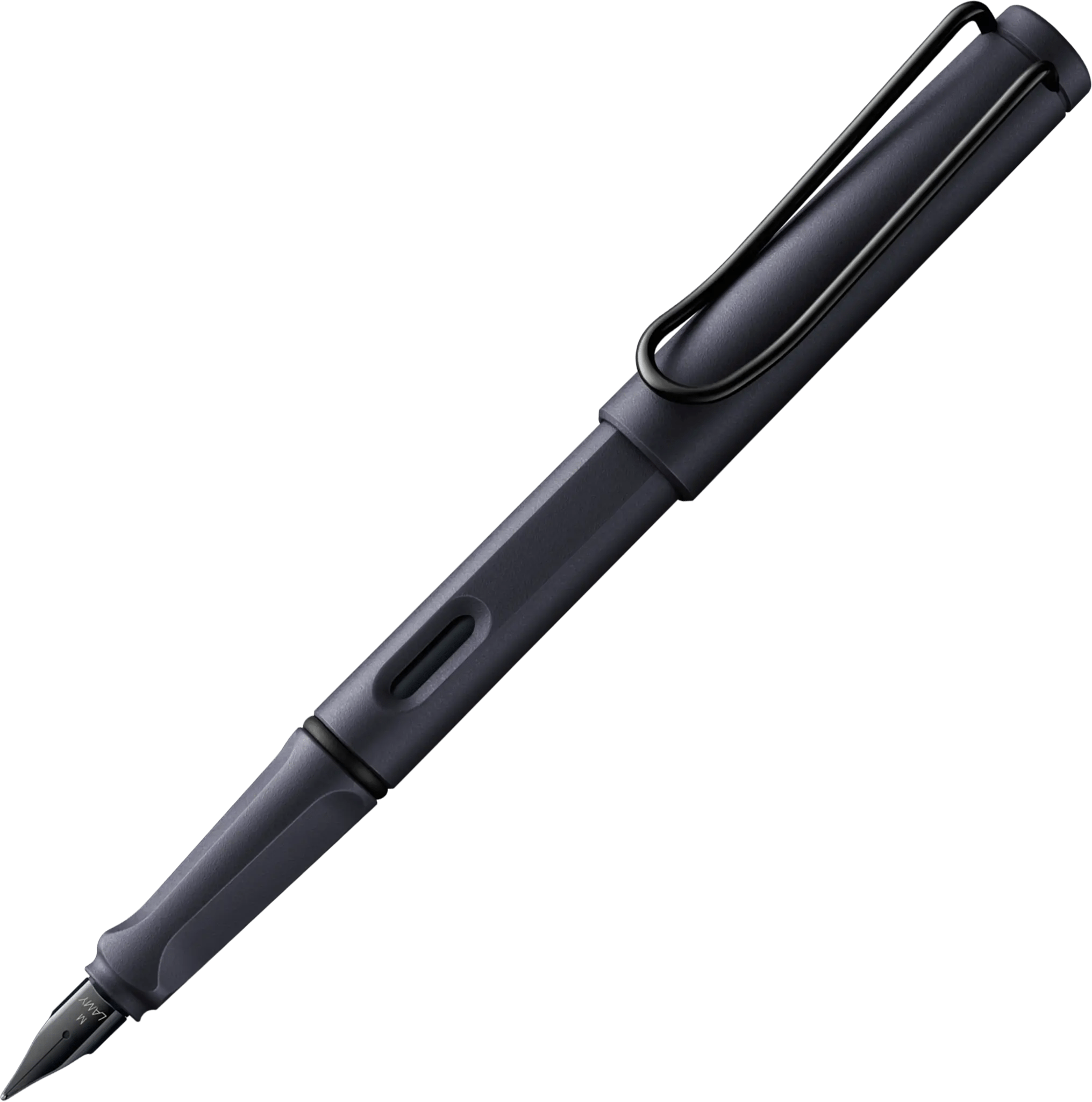LAMY safari steel black fountain pen - Fontoplumo