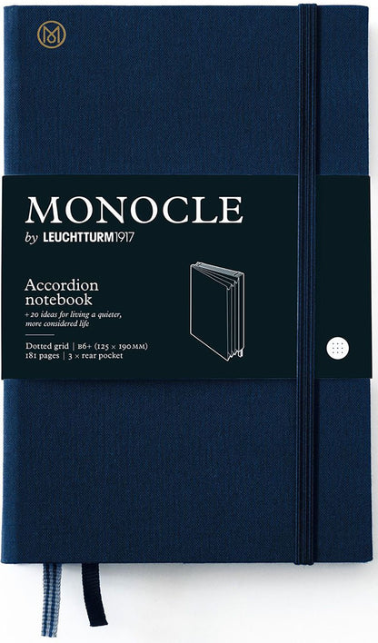 Monocle B6+ hardcover notebook accordion by Leuchtturm - Fontoplumo