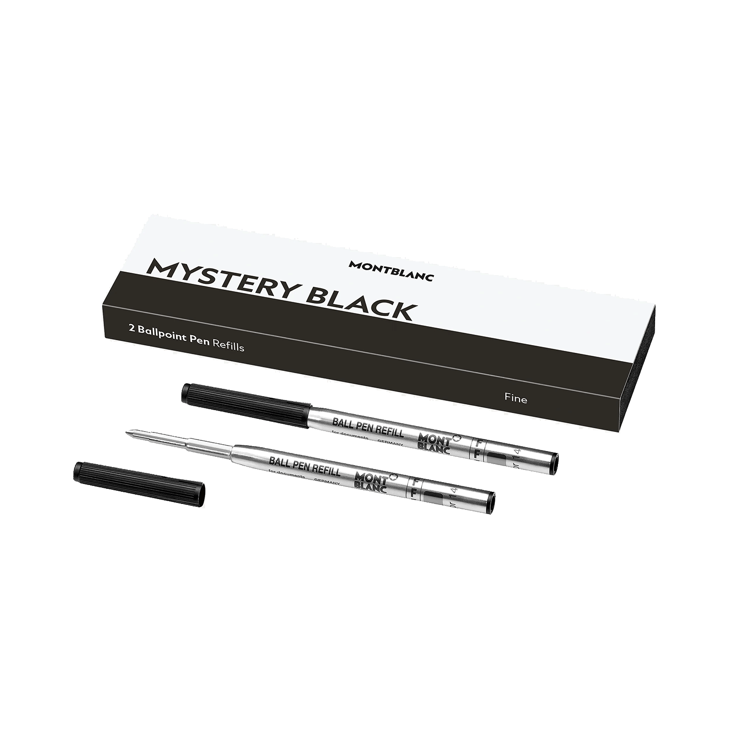 Montblanc Ballpoint Refill Mystery Black 2 pieces - Fontoplumo