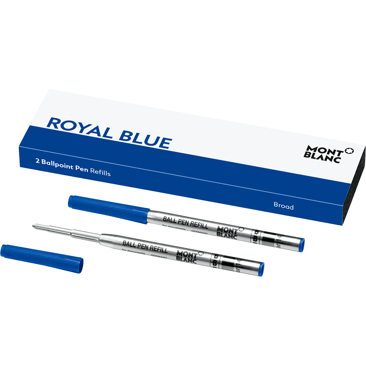 Montblanc Ballpoint Refill Royal Blue 2 pieces - Fontoplumo
