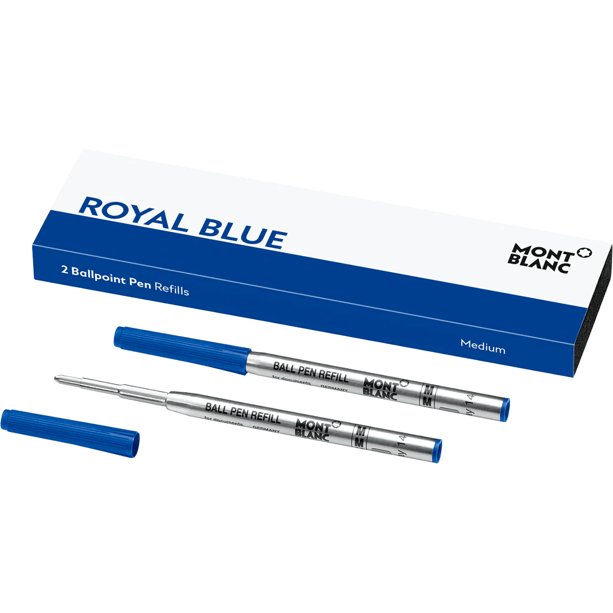 Montblanc Ballpoint Refill Royal Blue 2 pieces - Fontoplumo