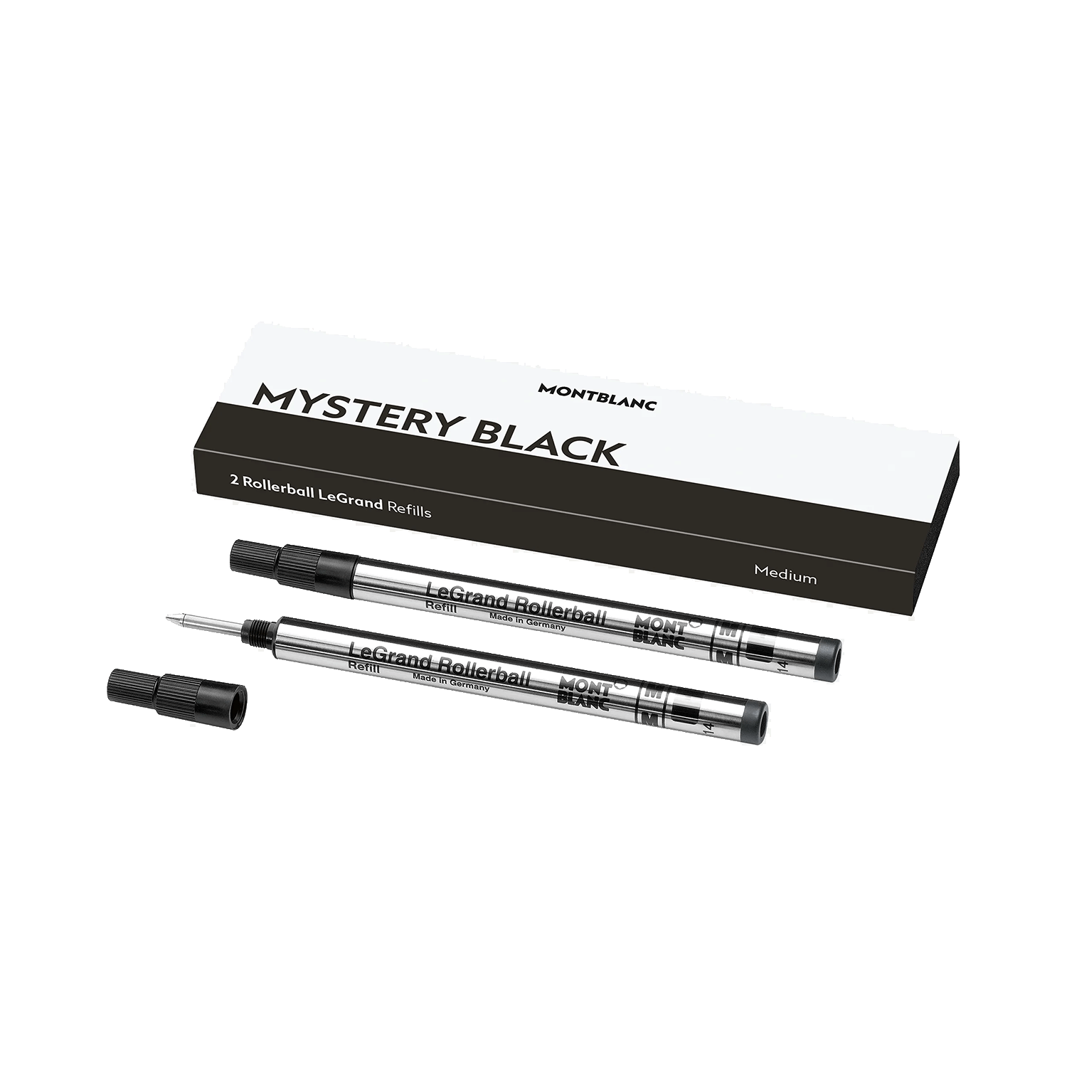 Montblanc Rollerball LeGrand Refill Mystery Black 2 pieces - Fontoplumo