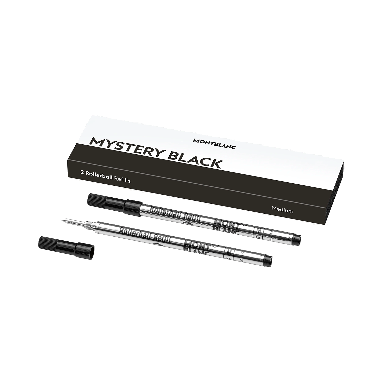 Montblanc Rollerball Refill Mystery Black 2 pieces - Fontoplumo
