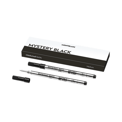 Montblanc Rollerball Refill Mystery Black 2 pieces - Fontoplumo