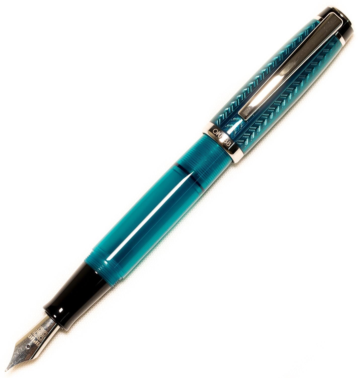 Opus 88 Opera Green fountain pen - Fontoplumo