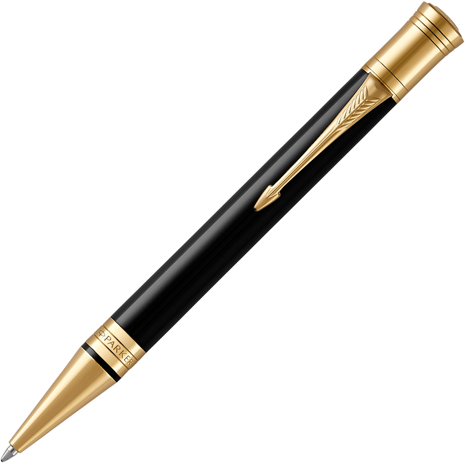 Parker Duofold classic black GT ballpoint pen - Fontoplumo
