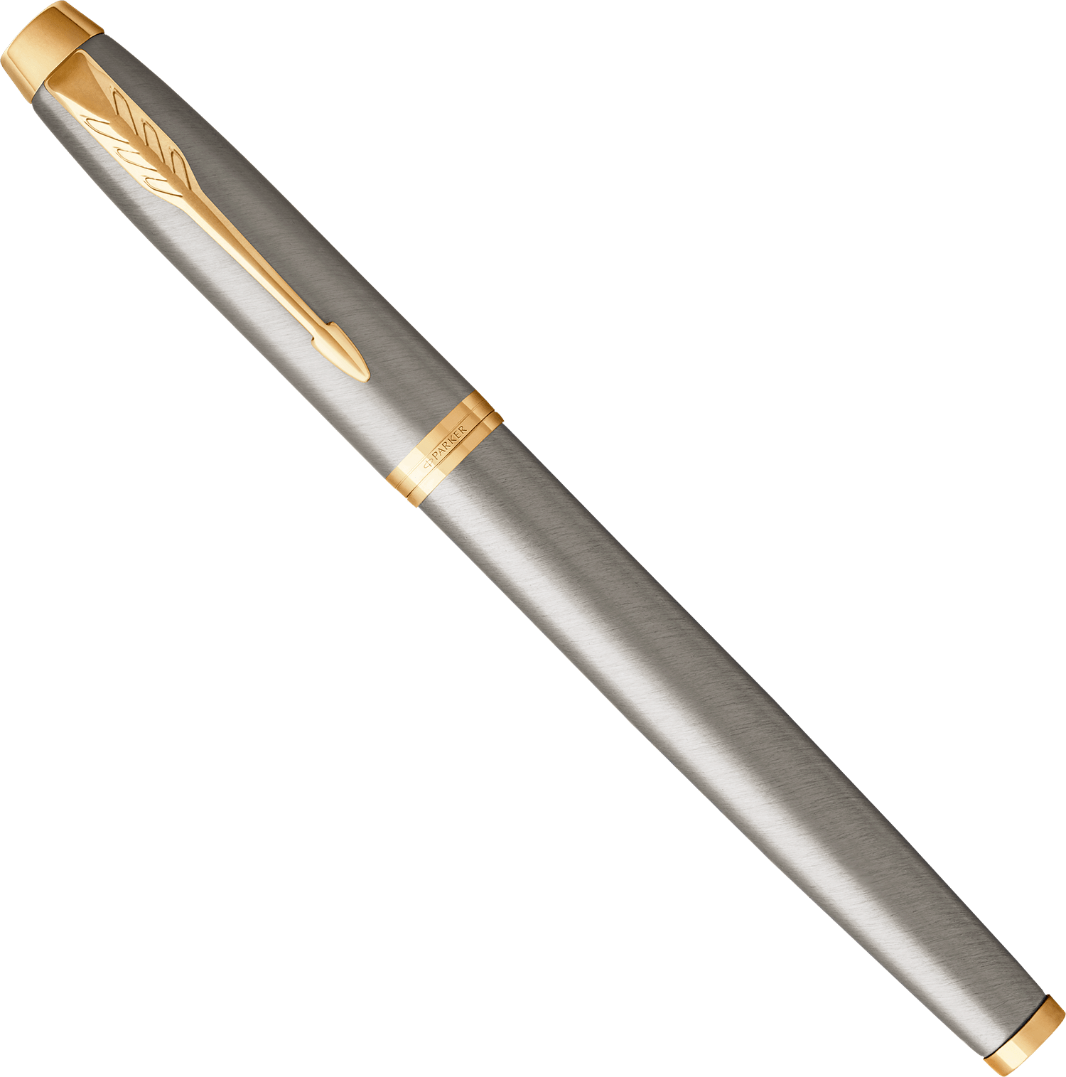 Parker IM Core Brushed and gold fountain pen - Fontoplumo