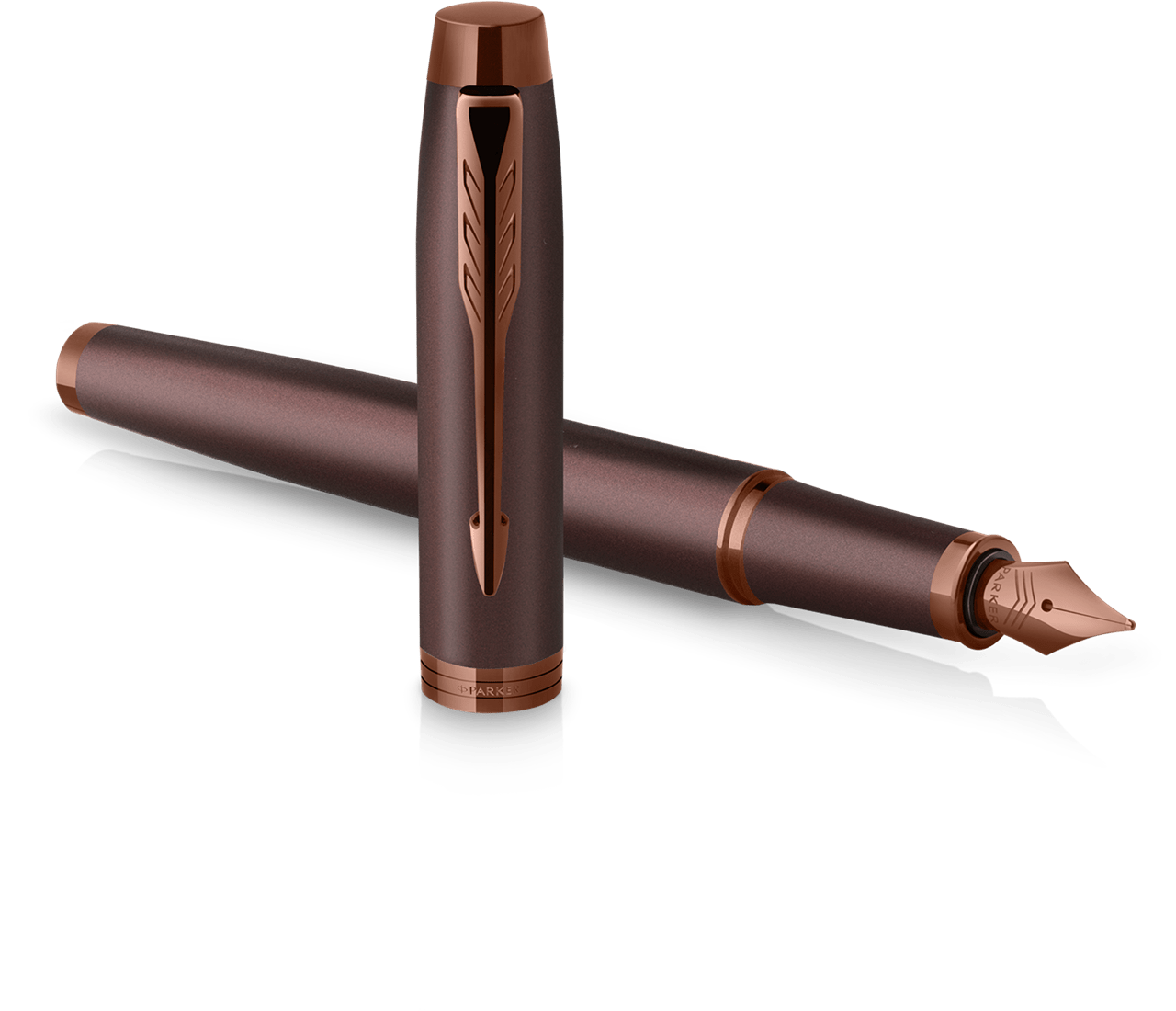 Parker IM Monochrome burgundy fountain pen - Fontoplumo