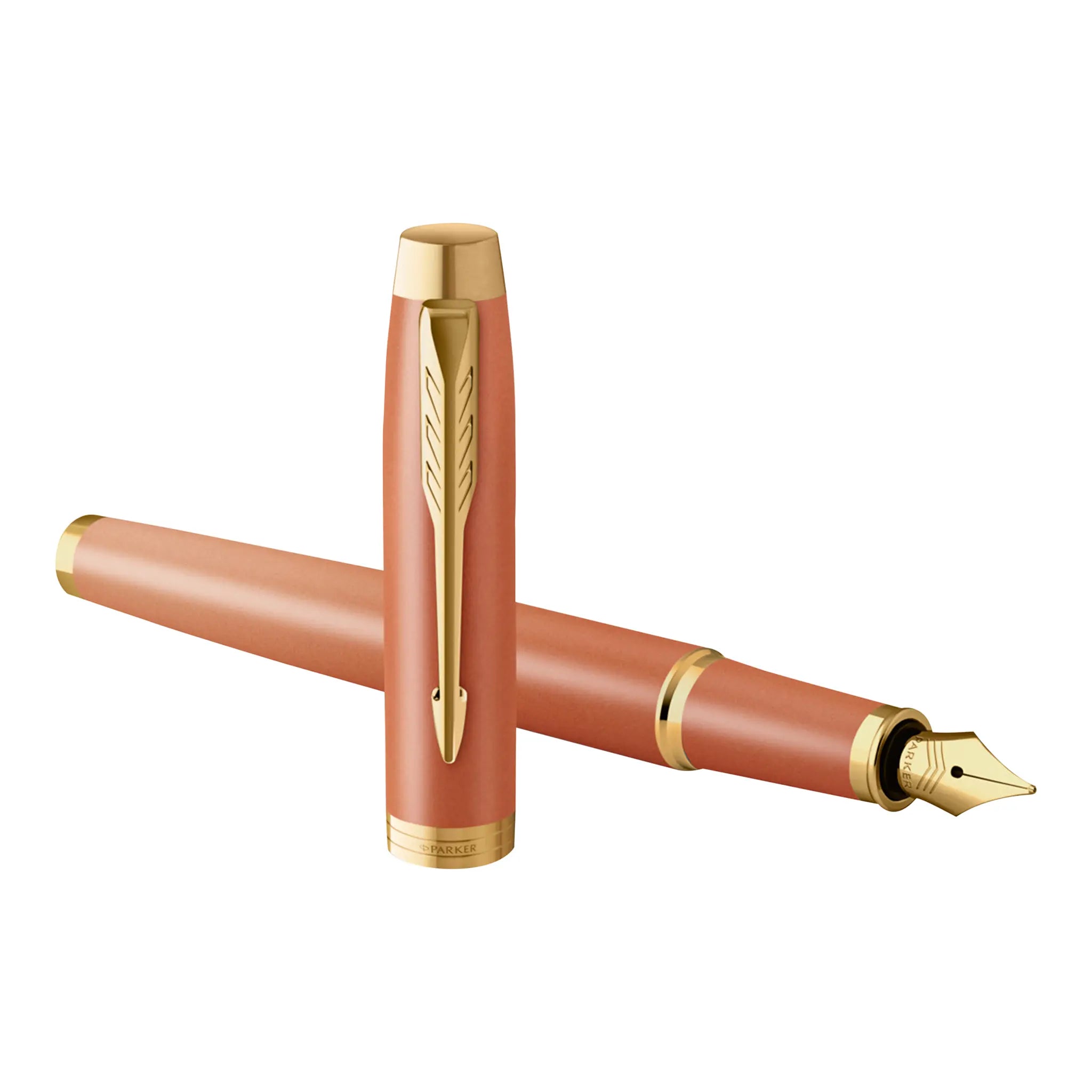 Parker IM Rituals orange and gold fountain pen - Fontoplumo