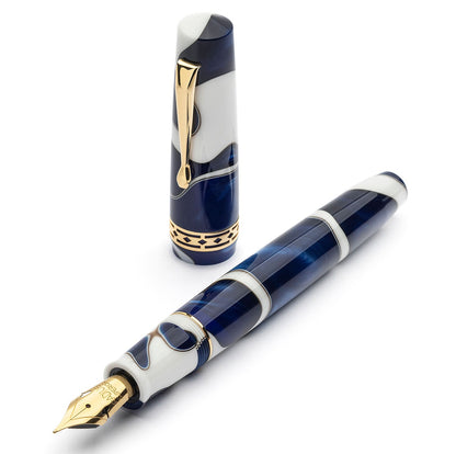 Radius Settimo Cielo Blu gold fountain pen - Fontoplumo