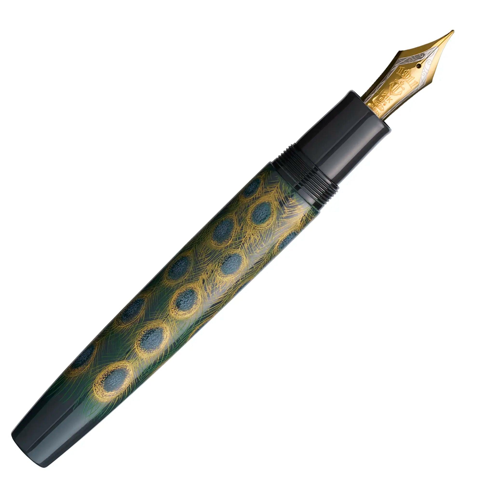 Sailor King Of Pens Chinkin Peacock fountain pen - Fontoplumo
