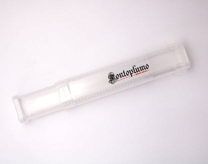 Telescopic pen tube made of transparent plastic - Fontoplumo