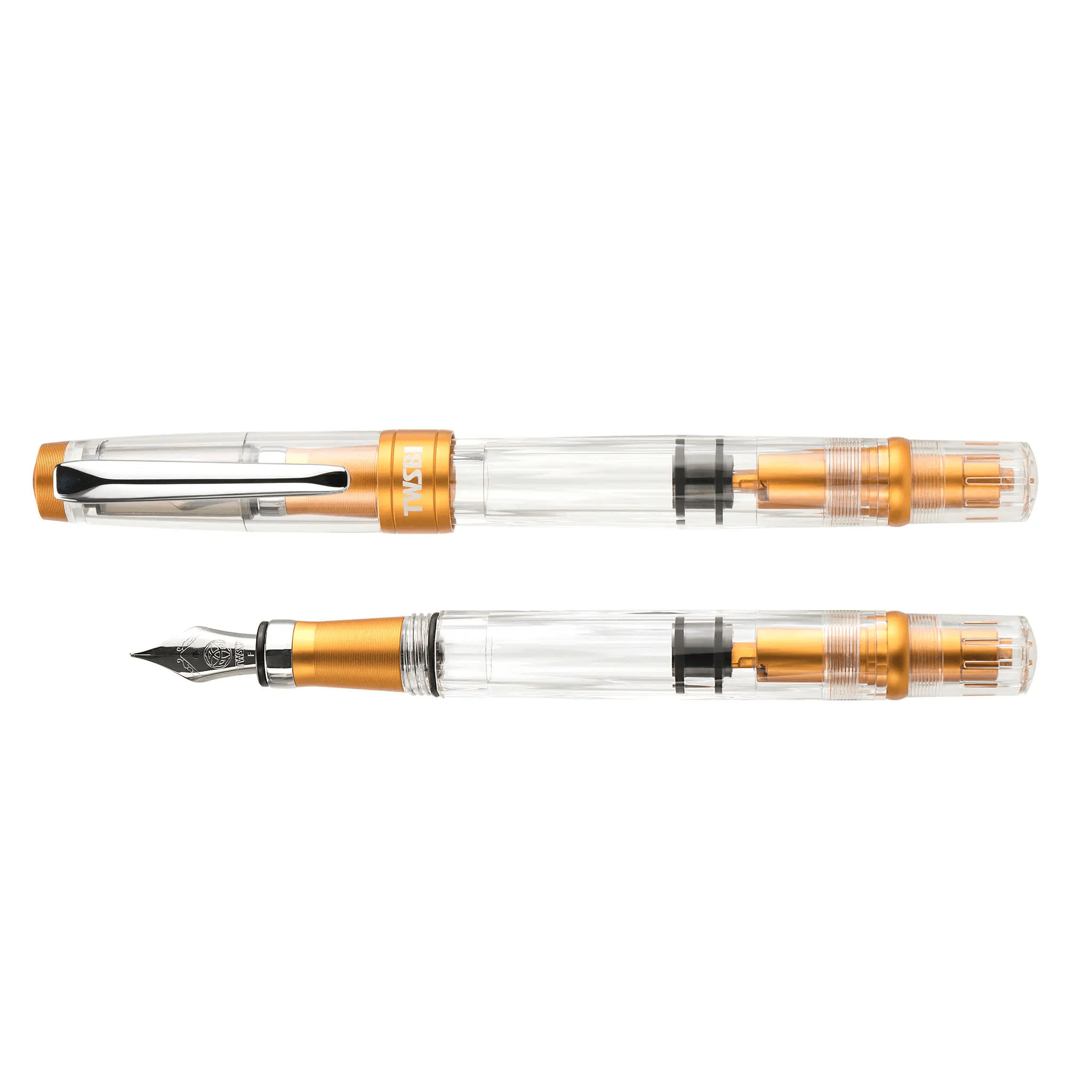 TWSBI Diamond 580 AL R Sunset Yellow fountain pen - Fontoplumo