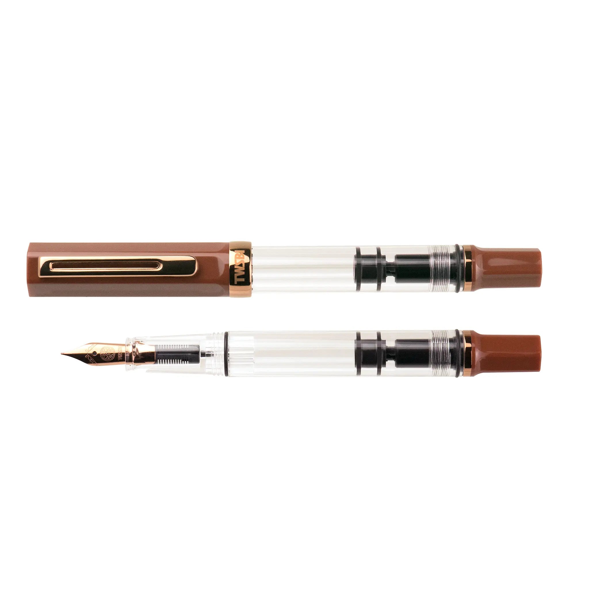 TWSBI Eco Espresso and bronze fountain pen - Fontoplumo