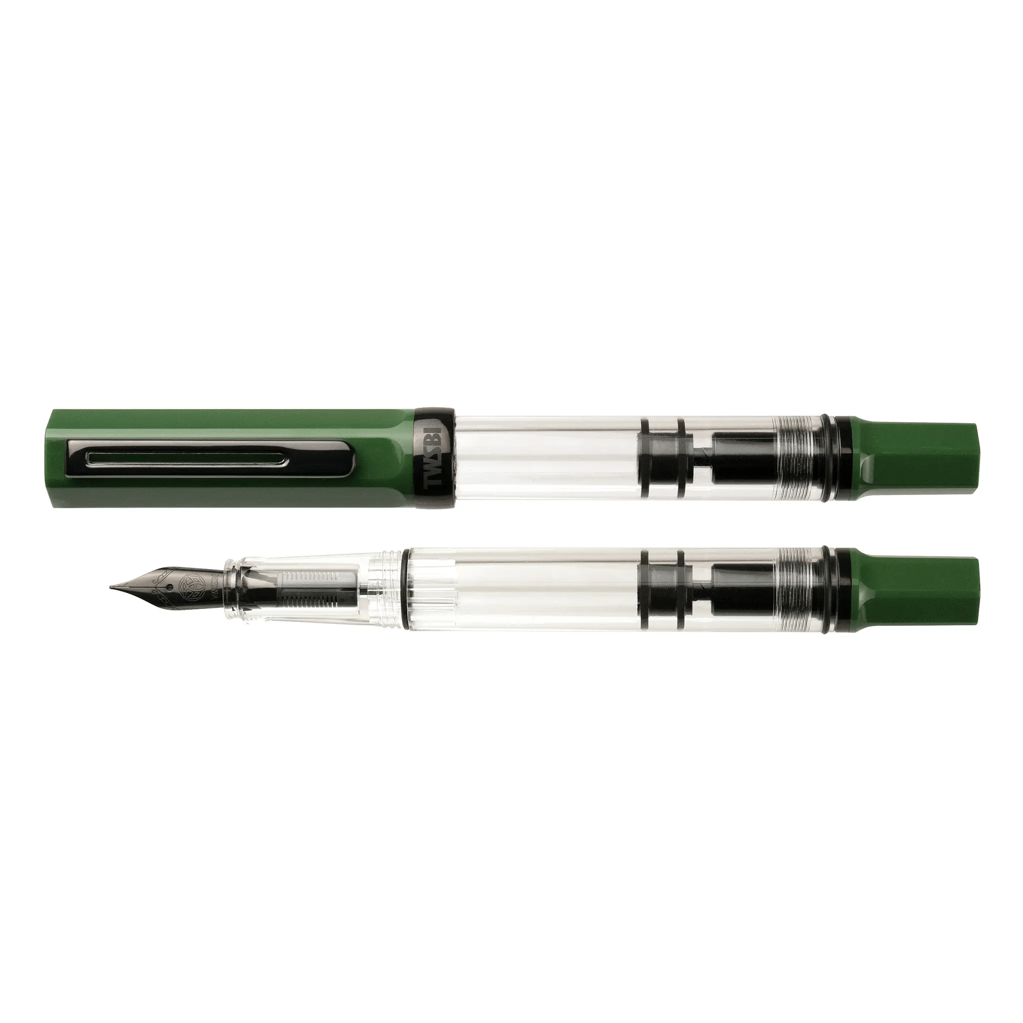 TWSBI Eco Irish Green with Onyx fountain pen - Fontoplumo